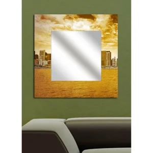 Armavir Dekorspegel 50x50 cm City Plexiglas/Flerfärgad - Inredning Köp nu