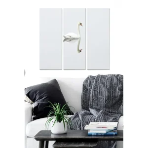 Rabatt Tavla Animal 3-pack Flerfärgad 20x50 cm - Inredning
