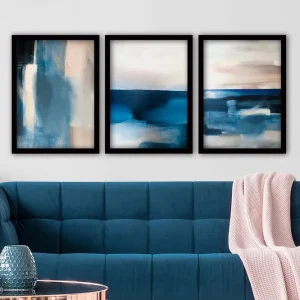 Decorative Framed Painting (3 Pieces) 35x45 - Inredning Populär
