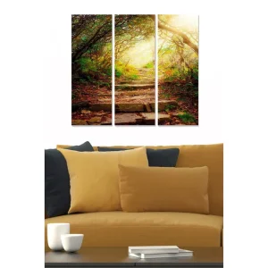 Premium Tavla Scenic 3-pack Flerfärgad 20x50 cm - Inredning