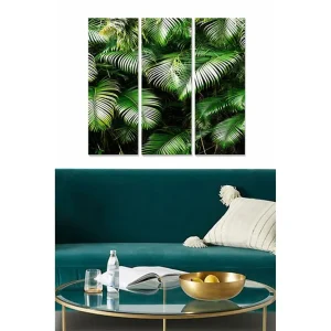 Reapris Canvastavla Floral 3-pack Flerfärgad 20x50 cm - Inredning