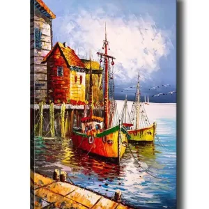Kampanj Dekorativ Canvastavla 50x70 cm Flerfärgad - Inredning