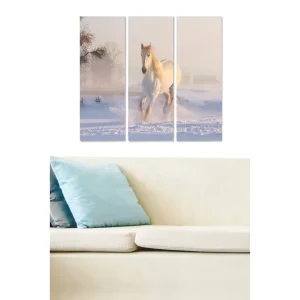 Tavla Animal 3-pack Flerfärgad 20x50 cm - Inredning Sänkt pris