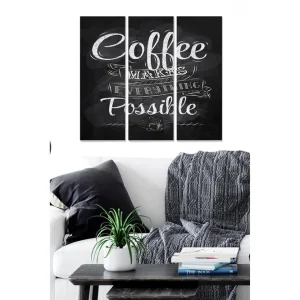 Tavla Kitchen 3-pack Flerfärgad 20x50 cm - Inredning Säker betalning