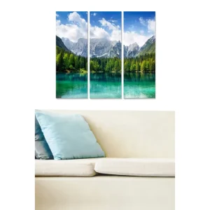 Nyhet Canvastavla Scenic 3-pack Flerfärgad 20x50 cm - Inredning