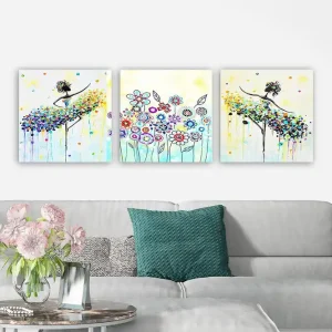 Begränsad tid Decorative Canvas Painting (3 Pieces) 30x30 - Inredning