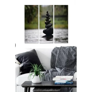 Canvastavla Scenic 3-pack Flerfärgad 20x50 cm - Inredning Säker betalning