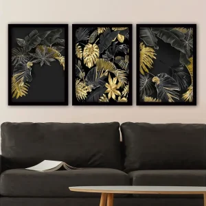 Decorative Framed Painting (3 Pieces) 35x45 - Inredning Endast idag