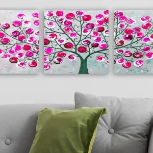 Canvastavla VP Italy 3-pack Flerfärgad 30x30 cm - Inredning Expressleverans