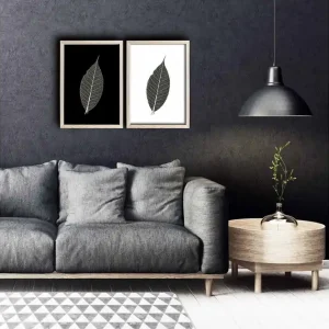 Väggdekor MDF Målning 2 Delar - Inredning & dekor Outlet