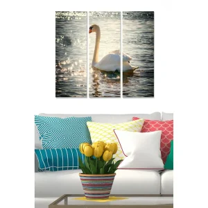 Nyhet Canvastavla Animal 3-pack Flerfärgad 20x50 cm - Inredning