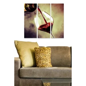 Rea Canvastavla Kitchen 3-pack Flerfärgad 20x50 cm - Inredning