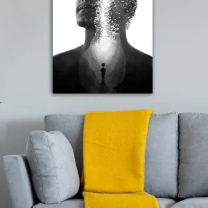 Dekorativ Canvastavla 50x70 cm Flerfärgad - Inredning Snabb frakt