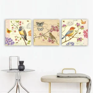 Decorative Canvas Painting (3 Pieces) 30x30 - Inredning Nyhet