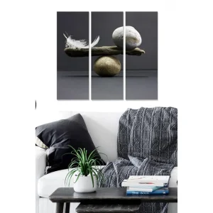 Tavla 3-pack Flerfärgad 20x50 cm - Inredning I lager