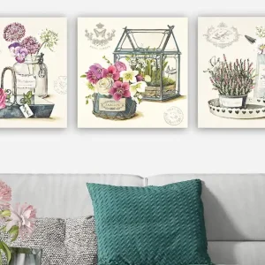 Endast denna vecka Canvastavla VP Italy 3-pack Flerfärgad 30x30 cm - Inredning