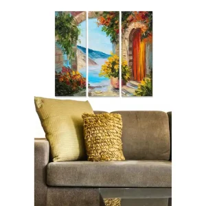 Tavla Scenic 3-pack Flerfärgad 20x50 cm - Inredning Billig