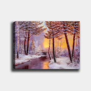 Sänkt pris Dekorativ Canvastavla 50x70 cm Flerfärgad - Inredning