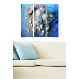 Tavla Nautical 3-pack Flerfärgad 20x50 cm - Inredning Sänkt pris