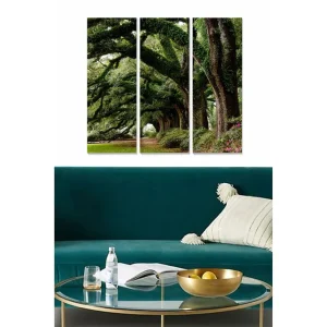 Canvastavla Scenic 3-pack Flerfärgad 20x50 cm - Inredning Rabatt