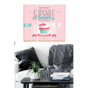 Tavla Kitchen 3-pack Flerfärgad 20x50 cm - Inredning Rea