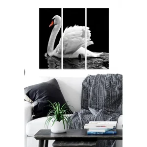 Utförsäljning Canvastavla Floral 3-pack Flerfärgad 20x50 cm - Inredning