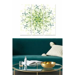 Köp online Canvastavla Abstract 3-pack Flerfärgad 20x50 cm - Inredning
