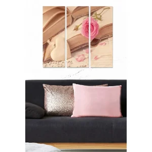 Populär Tavla Love 3-pack Flerfärgad 20x50 cm - Inredning