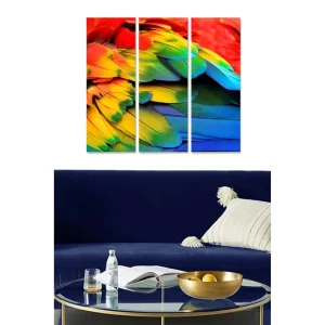 Kampanjpris Tavla Colorful 3-pack Flerfärgad 20x50 cm - Inredning