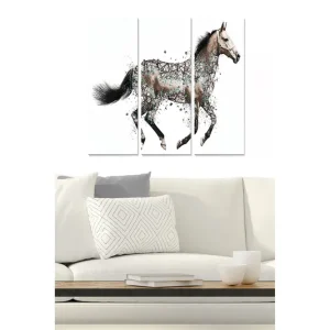Beställ nu Tavla Animal 3-pack Flerfärgad 20x50 cm - Inredning