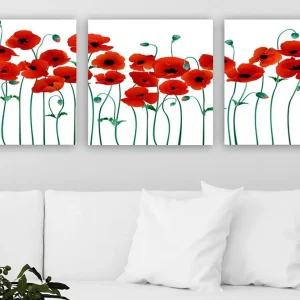 Rea Canvastavla VP Italy 3-pack Flerfärgad 30x30 cm - Inredning