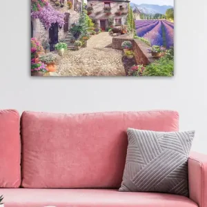 Rabatter Dekorativ Canvastavla 50x70 cm Flerfärgad - Inredning