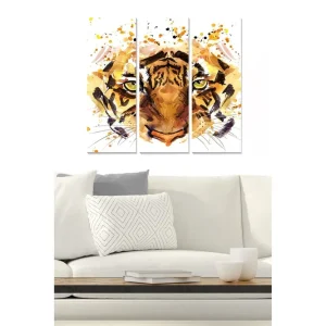 Tavla Animal 3-pack Flerfärgad 20x50 cm - Inredning Expressleverans