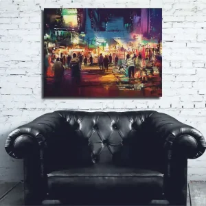 Populärt val Dekorativ Canvastavla 30x40 cm Flerfärgad - Inredning