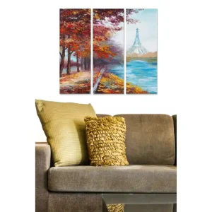 Reapris Tavla Scenic 3-pack Flerfärgad 20x50 cm - Inredning