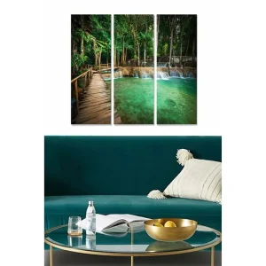 Köp nu Canvastavla Scenic 3-pack Flerfärgad 20x50 cm - Inredning