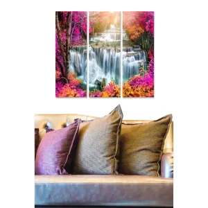 Köp online Tavla Floral 3-pack Flerfärgad 20x50 cm - Inredning