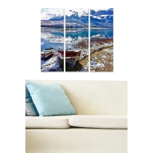 Canvastavla Scenic 3-pack Flerfärgad 20x50 cm - Inredning Premium