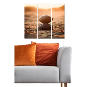 Outlet Canvastavla Nautical 3-pack Flerfärgad 20x50 cm - Inredning