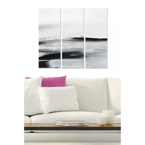 Kampanj Canvastavla Abstract 3-pack Flerfärgad 20x50 cm - Inredning