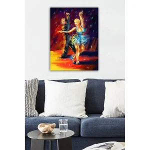 Dekorativ Canvastavla 50x70 cm Flerfärgad - Inredning Fynd