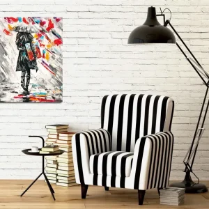Säker betalning Dekorativ Canvastavla 30x40 cm Flerfärgad - Inredning