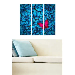 Canvastavla Scenic 3-pack Flerfärgad 20x50 cm - Inredning Endast idag