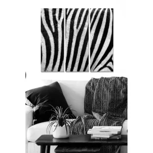 Canvastavla 3-pack Flerfärgad 20x50 cm - Inredning Extra rabatt