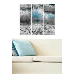 Tavla Nautical 3-pack Flerfärgad 20x50 cm - Inredning Outlet