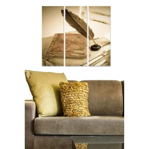 Canvastavla Nostalgia 3-pack Flerfärgad 20x50 cm - Inredning Extra rabatt