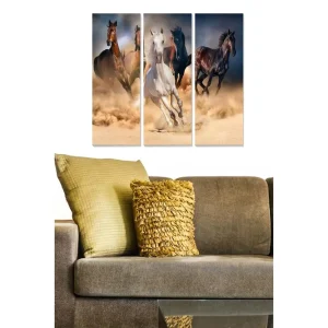 Tavla Animal 3-pack Flerfärgad 20x50 cm - Inredning Erbjudande