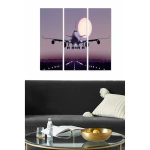 Tavla Vehicle 3-pack Flerfärgad 20x50 cm - Inredning Kampanjpris