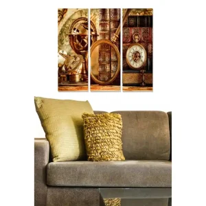 Tavla Nostalgic 3-pack Flerfärgad 20x50 cm - Inredning Kampanj