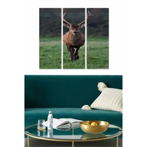 Canvastavla Animal 3-pack Flerfärgad 20x50 cm - Inredning Expressleverans